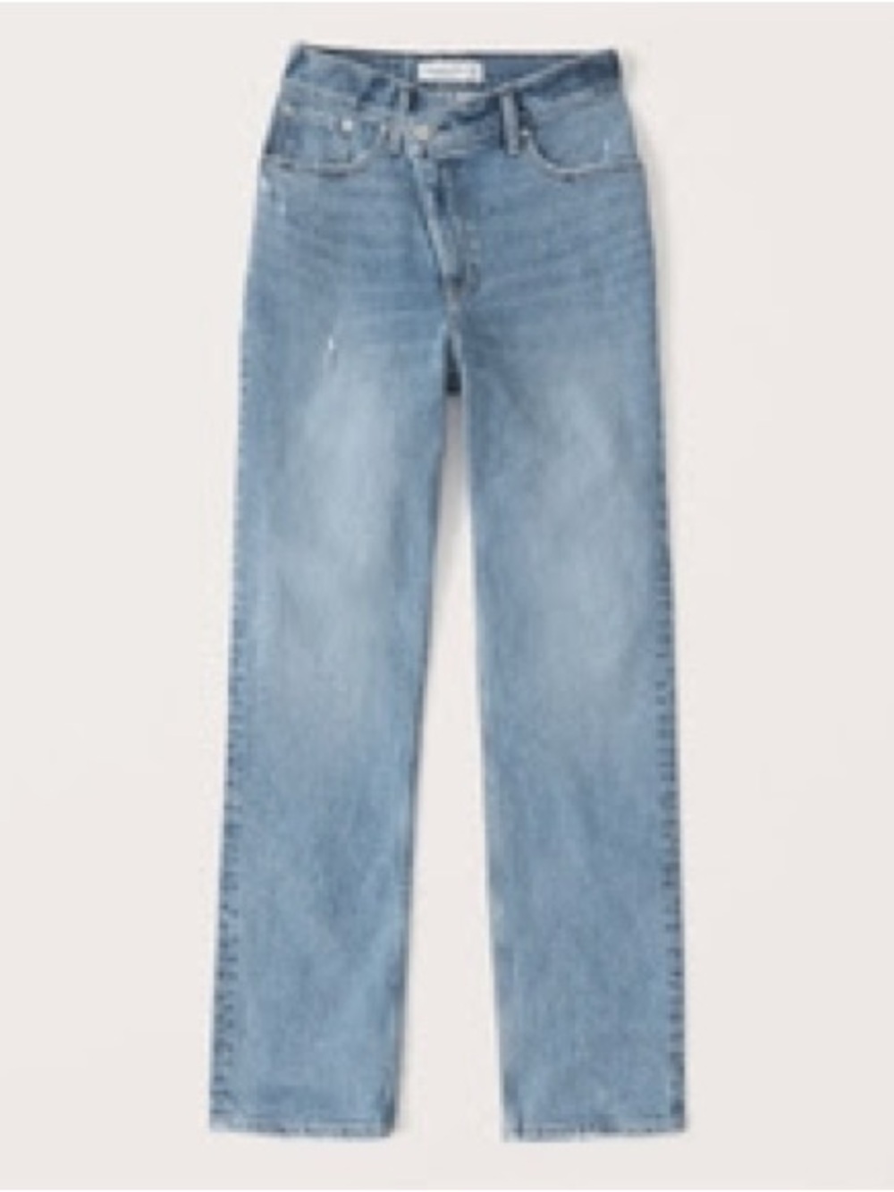 Abercrombie and Fitch Ultra High Rise 90s Straight Jean Medium Wash Size 29